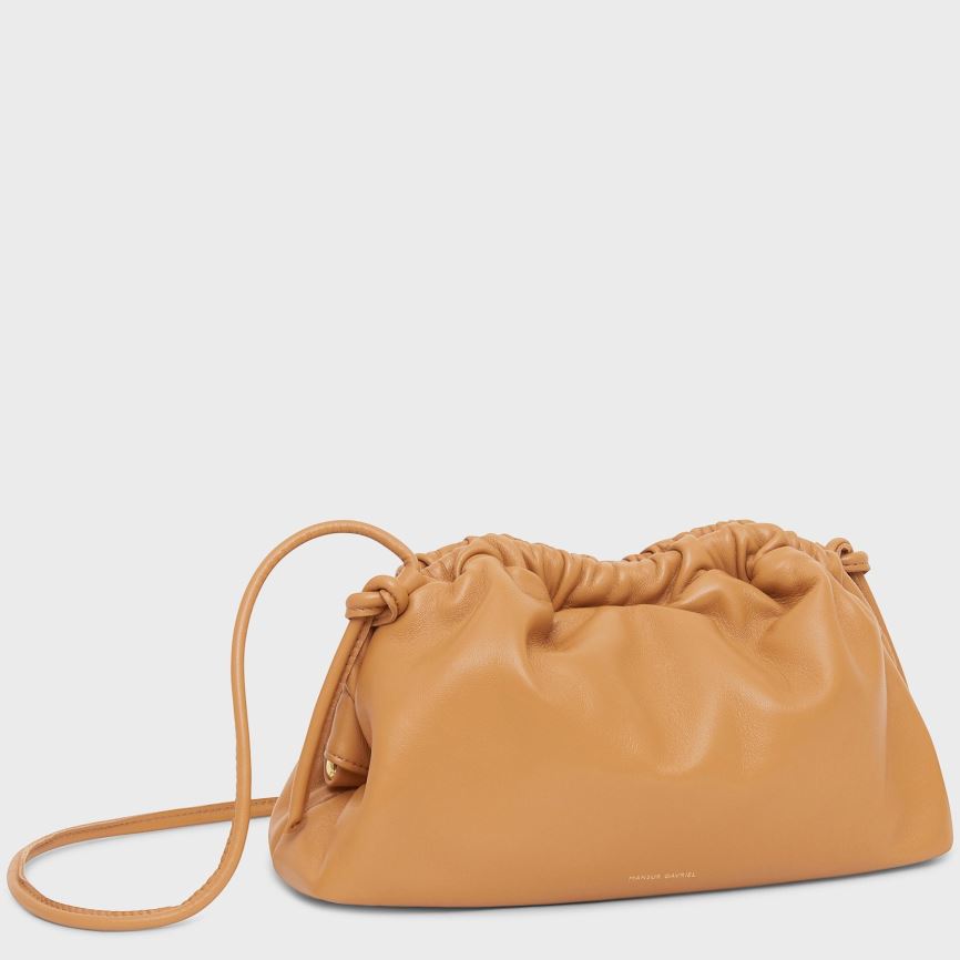 Women's Mansur Gavriel Mini Cloud Clutch Bags Light Brown | AU M594MJ